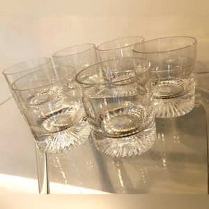 Crystal Whiskey Glasses Set of 6